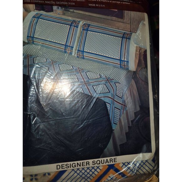 Room Concepts Twin Fitted & Flat No-Iron Sheets + Beige Pillowcases 50% Fortrel - Picture 8 of 10